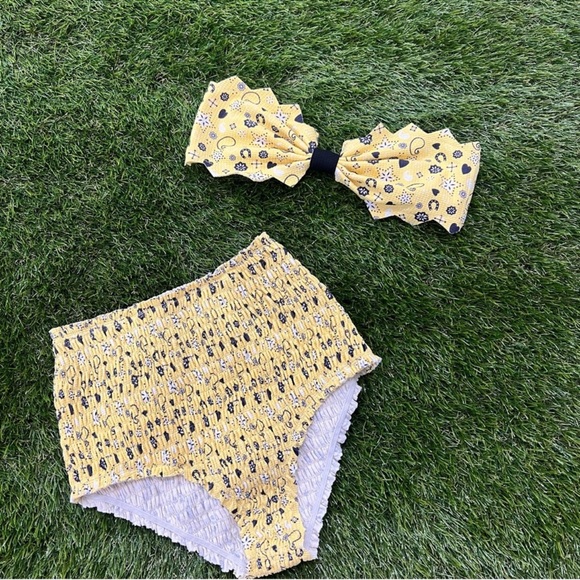 MARYSIA SWIM | NWOT 2 Piece Bikini in Yellow - Picture 2 of 4